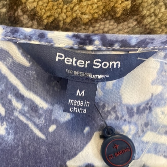 Hi-lo lace border dress. Size medium. - Picture 3 of 7